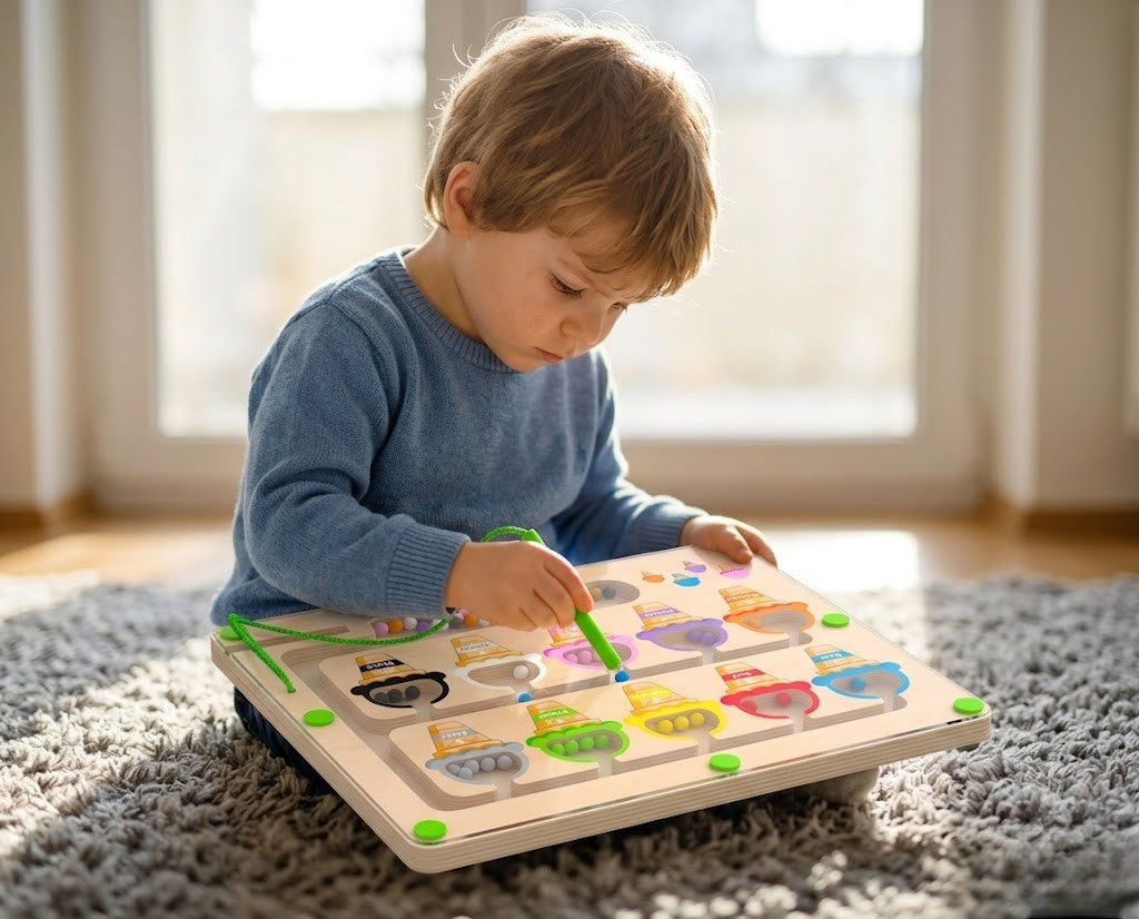 Magnetic Learning Maze