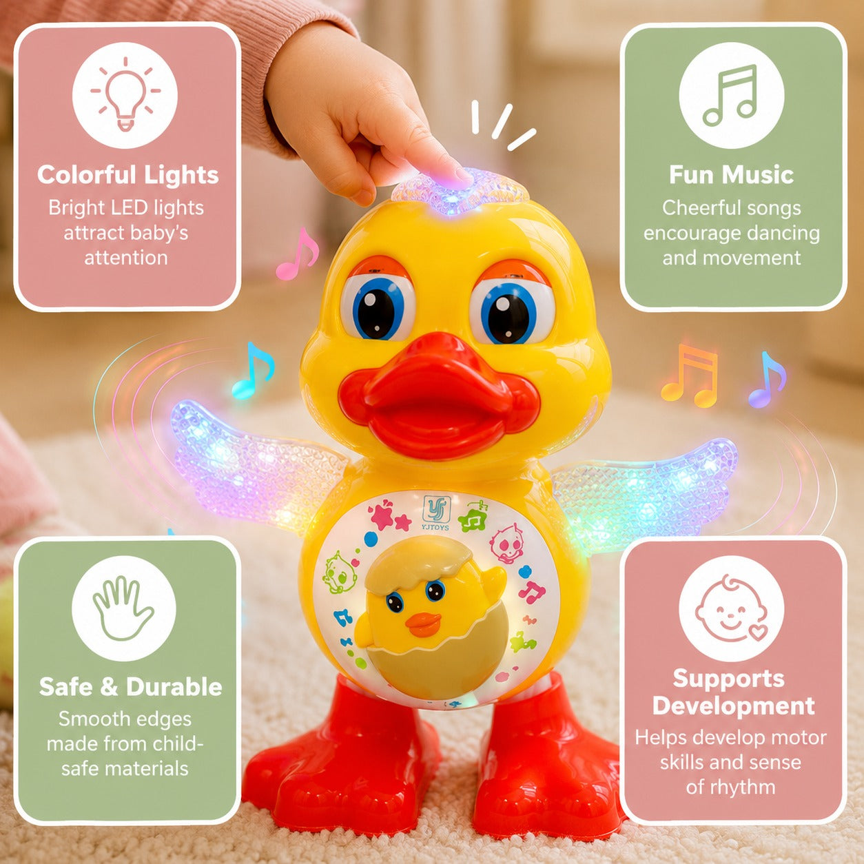 MamaSaysPlay™ Interactive Dancing Duck