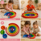Mama Says Play™ Montessori Rainbow Stacker