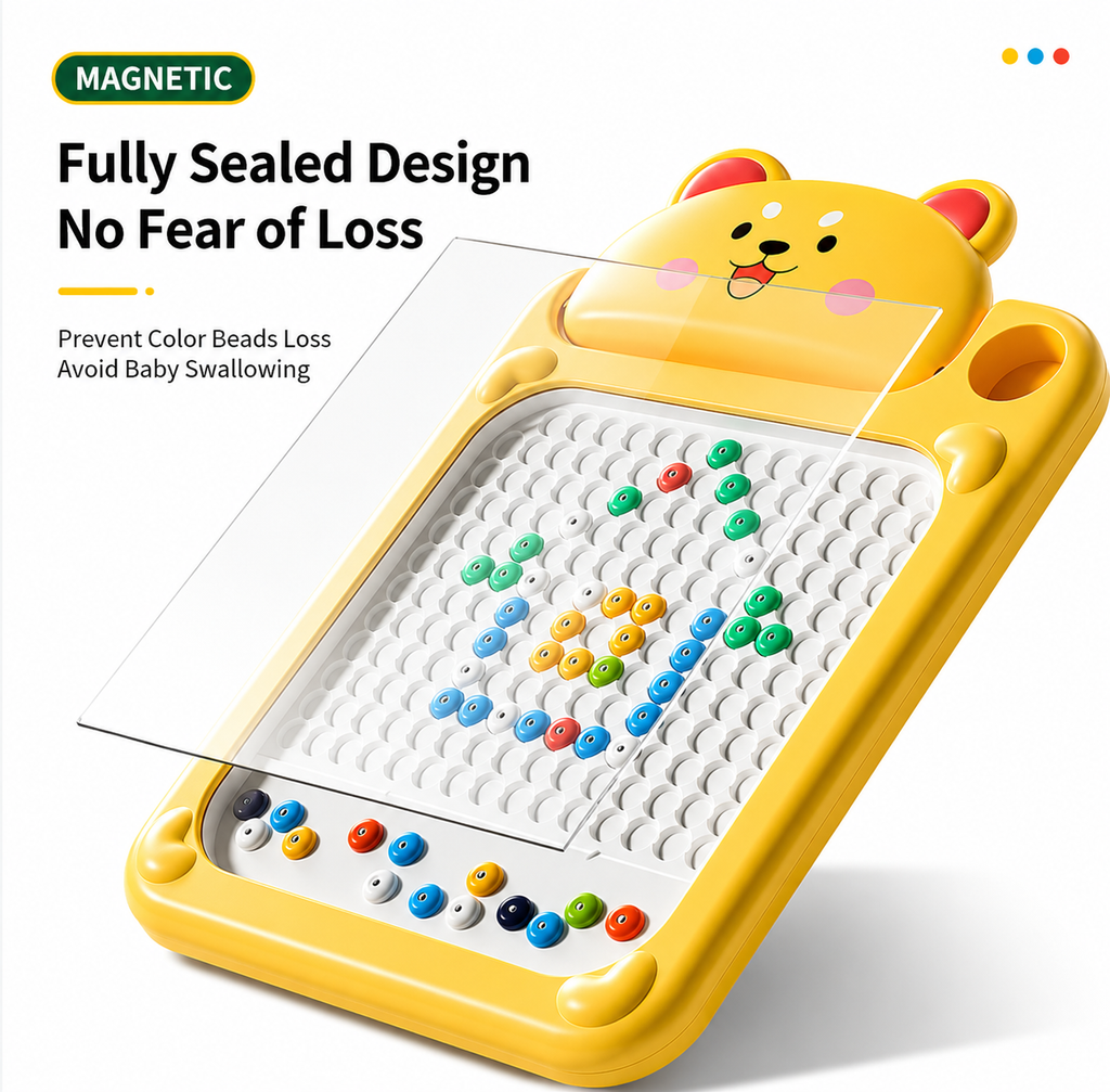 Magnetic Color & Shape Maze Board Toy