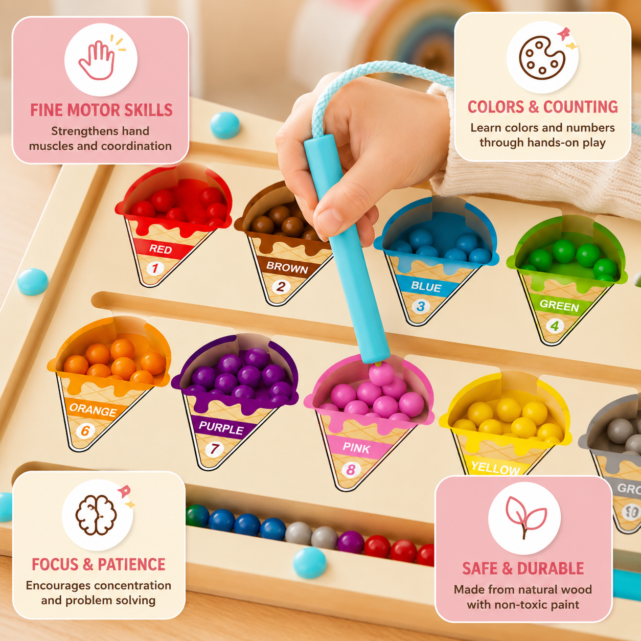Magnetic Learning Maze