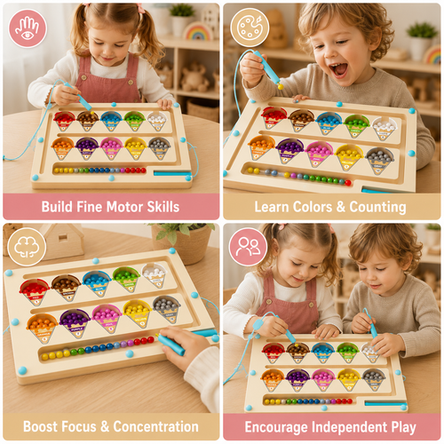 Magnetic Learning Maze