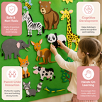 Farm Animals Felt Story Board Farmhouse Puzzle Toys