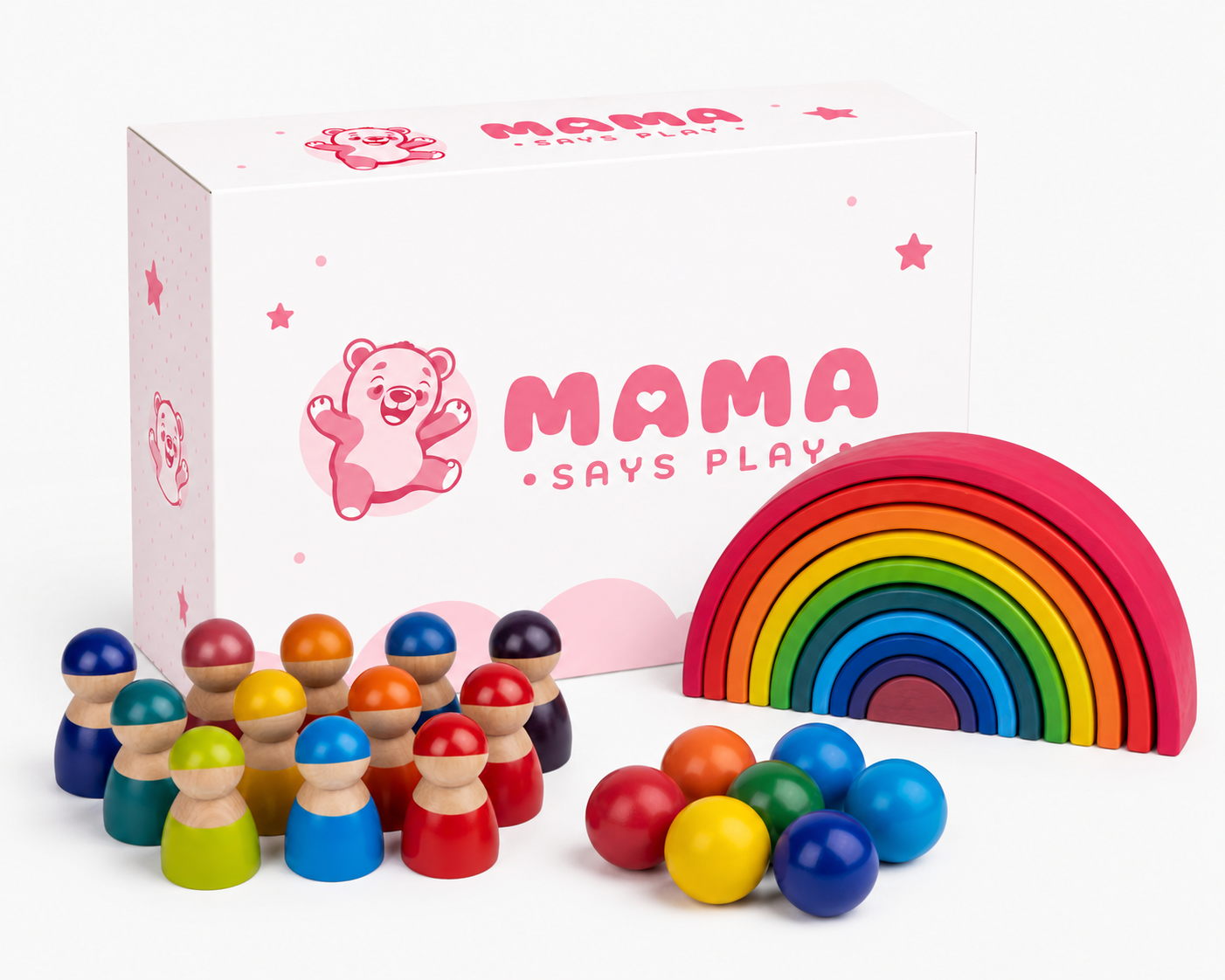 Mama Says Play™ Rainbow Stacker Pack