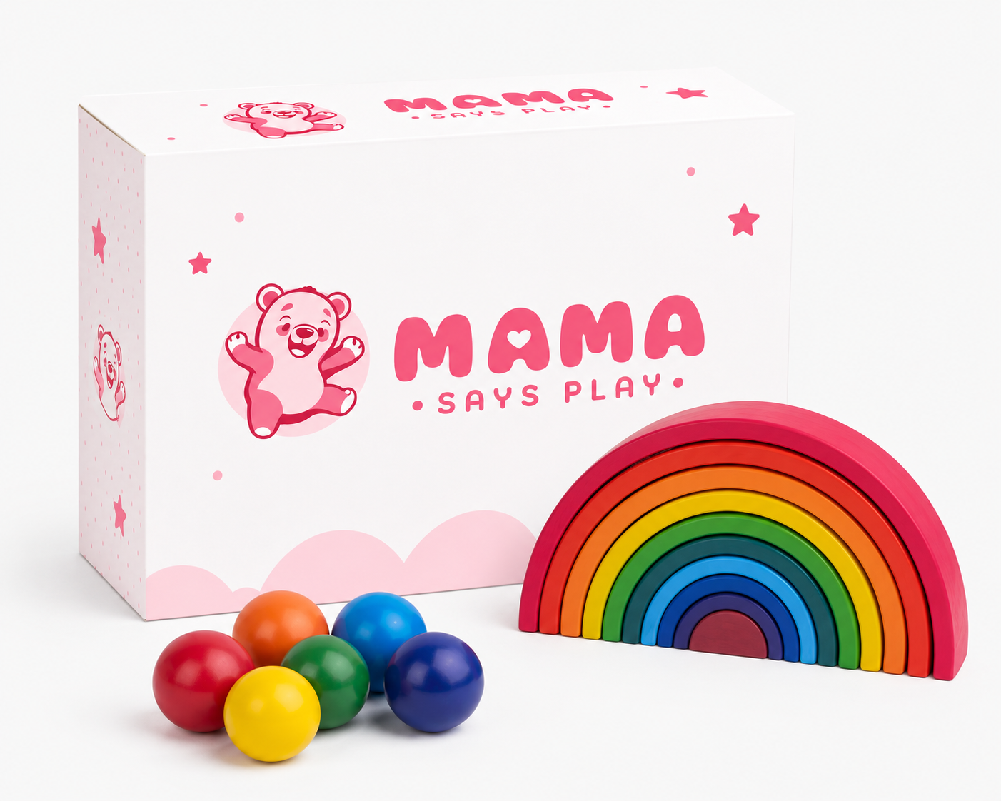 Mama Says Play™ Rainbow Stacker Pack