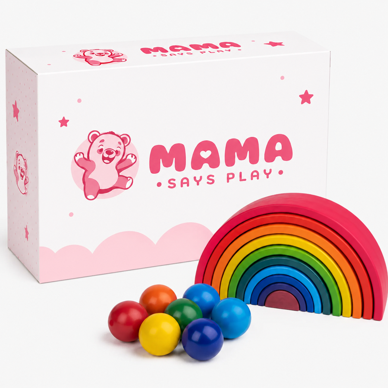 Mama Says Play™ Rainbow Stacker Pack