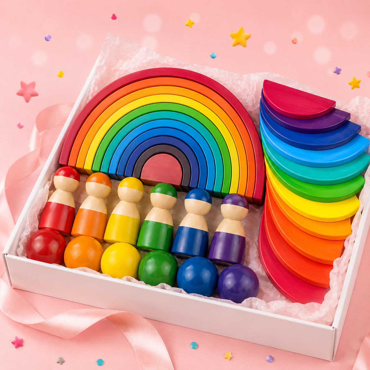 Mama Says Play™ Rainbow Stacker Pack