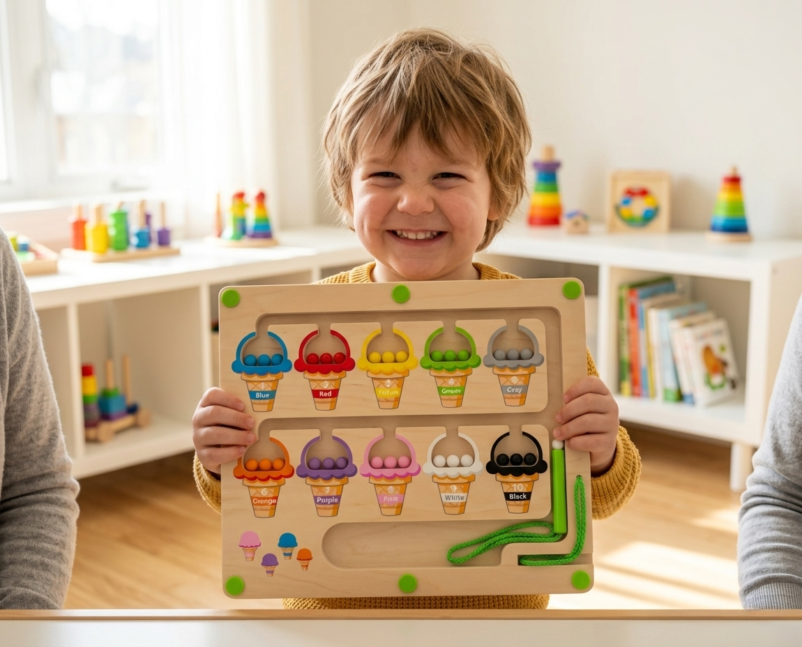 Magnetic Learning Maze