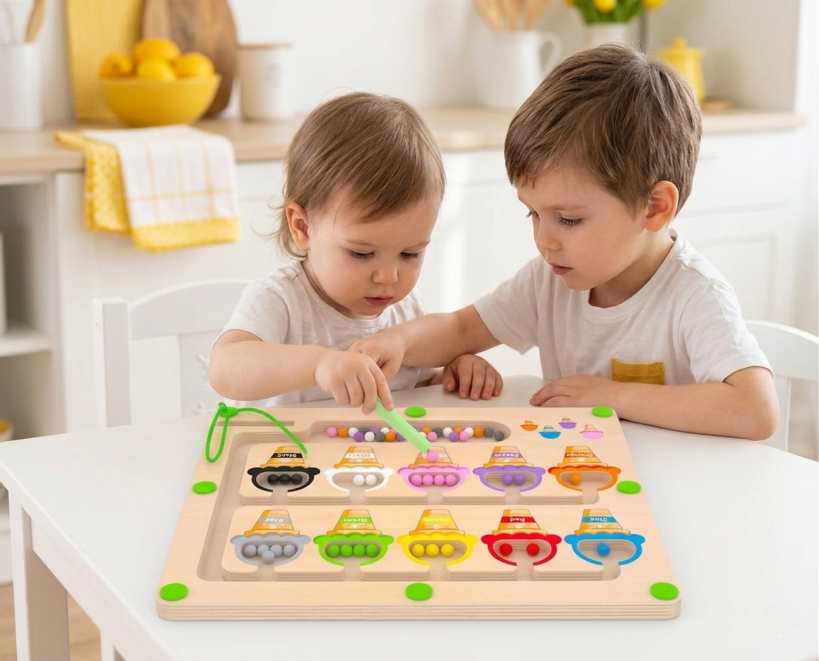 Magnetic Learning Maze