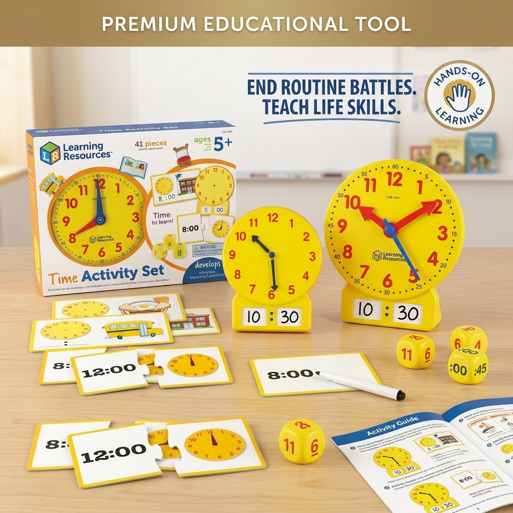 Children Montessori Clock Educational Toy