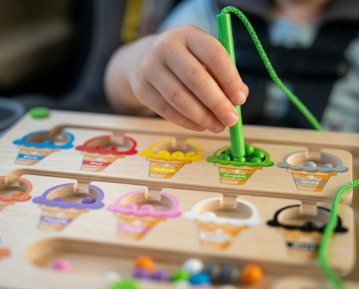 Magnetic Learning Maze