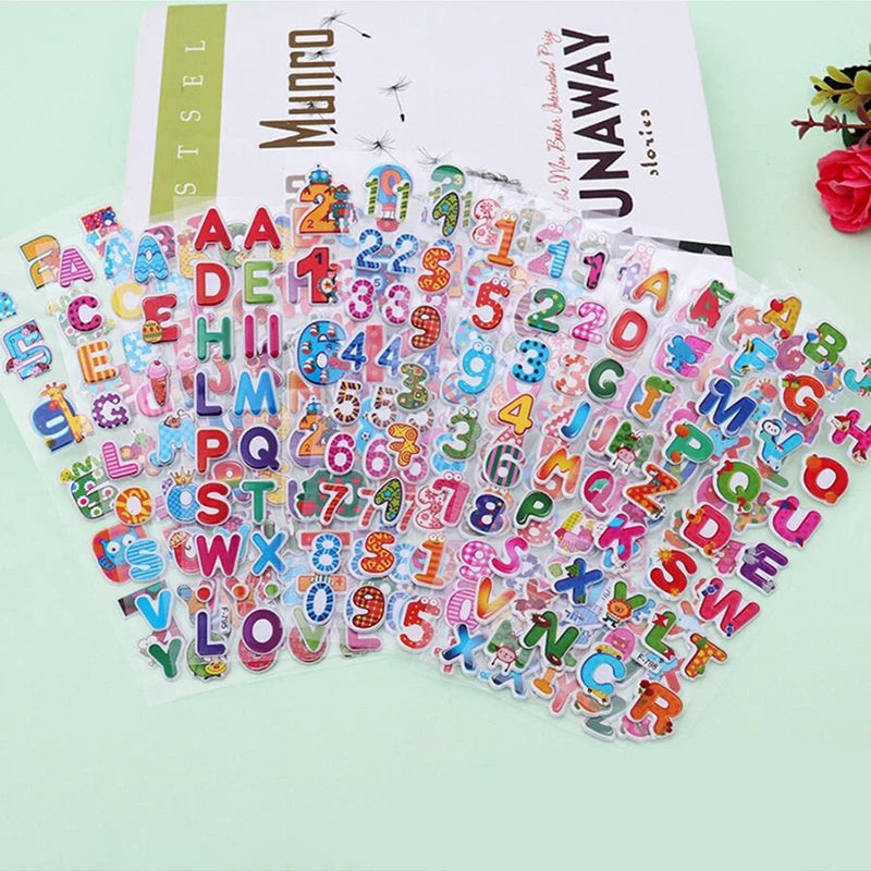 12PCS Mamasaysplay Numbers Stickers