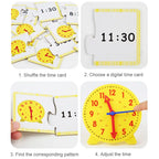 Children Montessori Clock Educational Toy