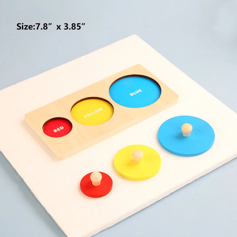 Wooden Montessori Geometric Puzzle