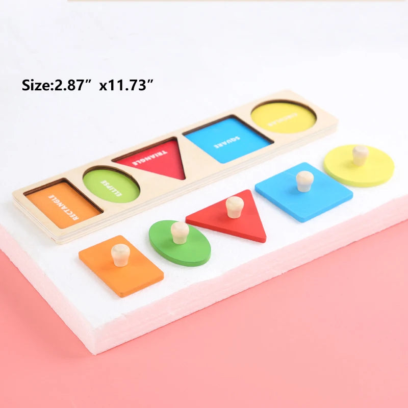 Wooden Montessori Geometric Puzzle