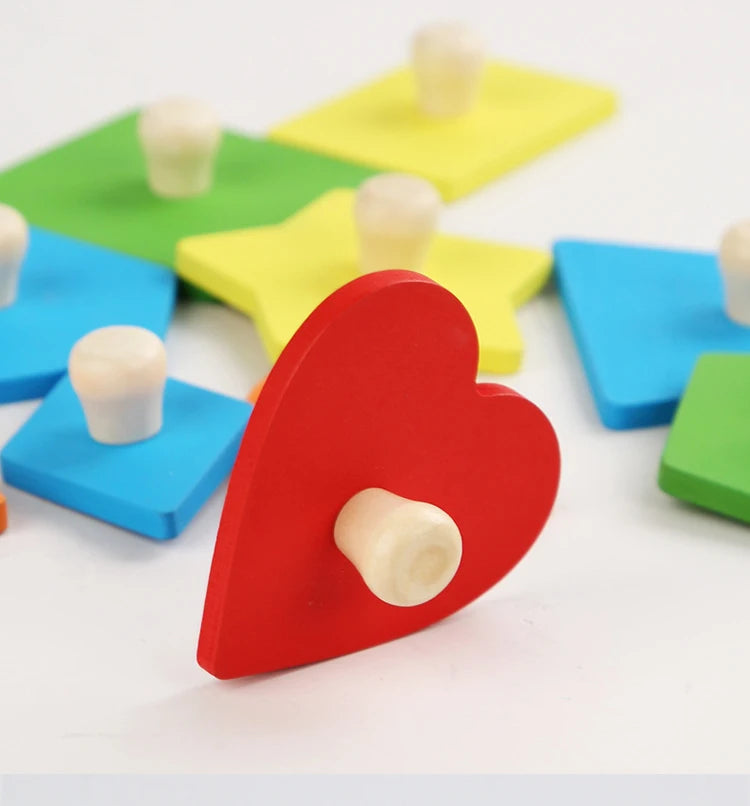 Wooden Montessori Geometric Puzzle