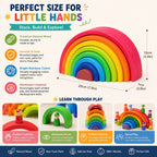 Mama Says Play™ Montessori Rainbow Stacker