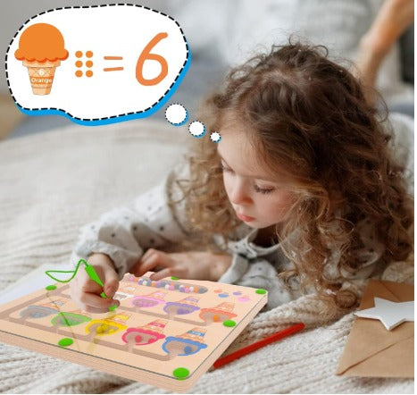 Magnetic Learning Maze