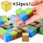 297Pieces Kids Magnetic Building Plastic Stacking Coloring Creative Shape Educational Construction Stands Toy Blocks