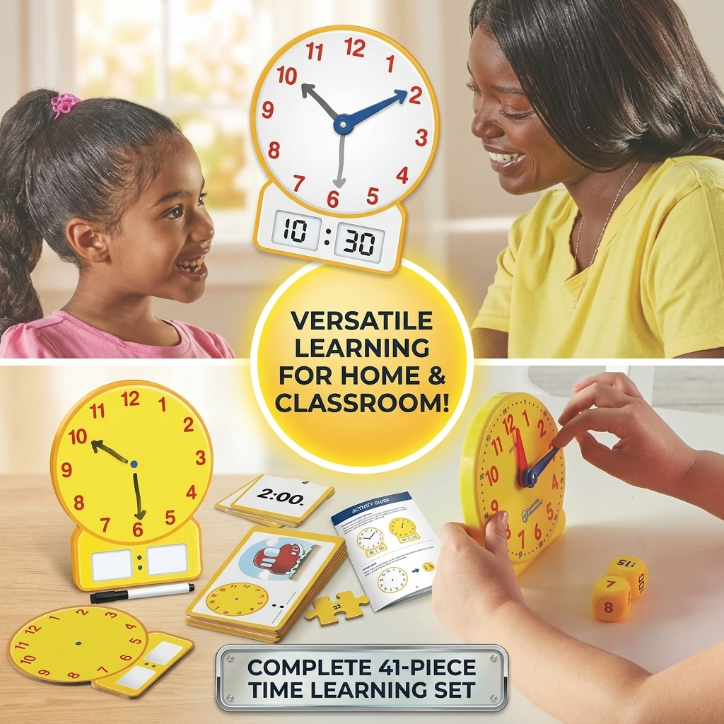Children Montessori Clock Educational Toy