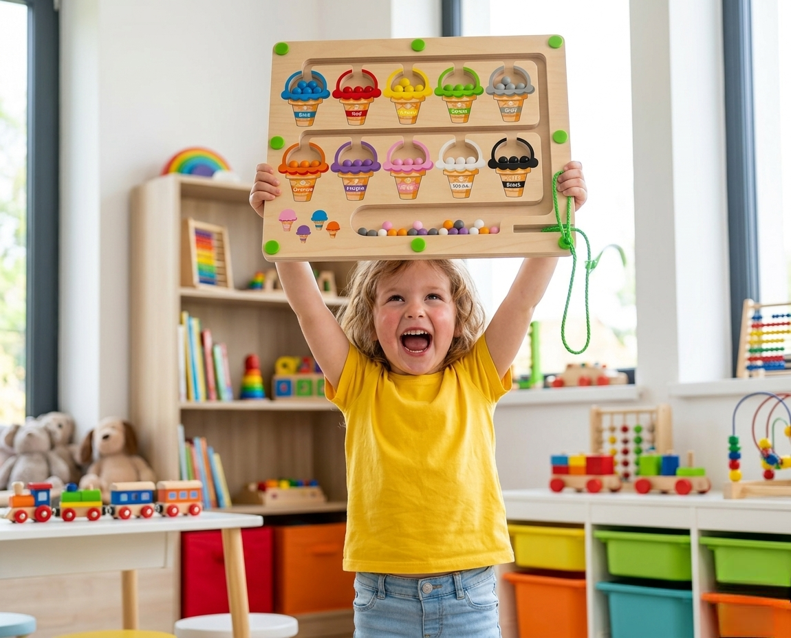 Magnetic Learning Maze