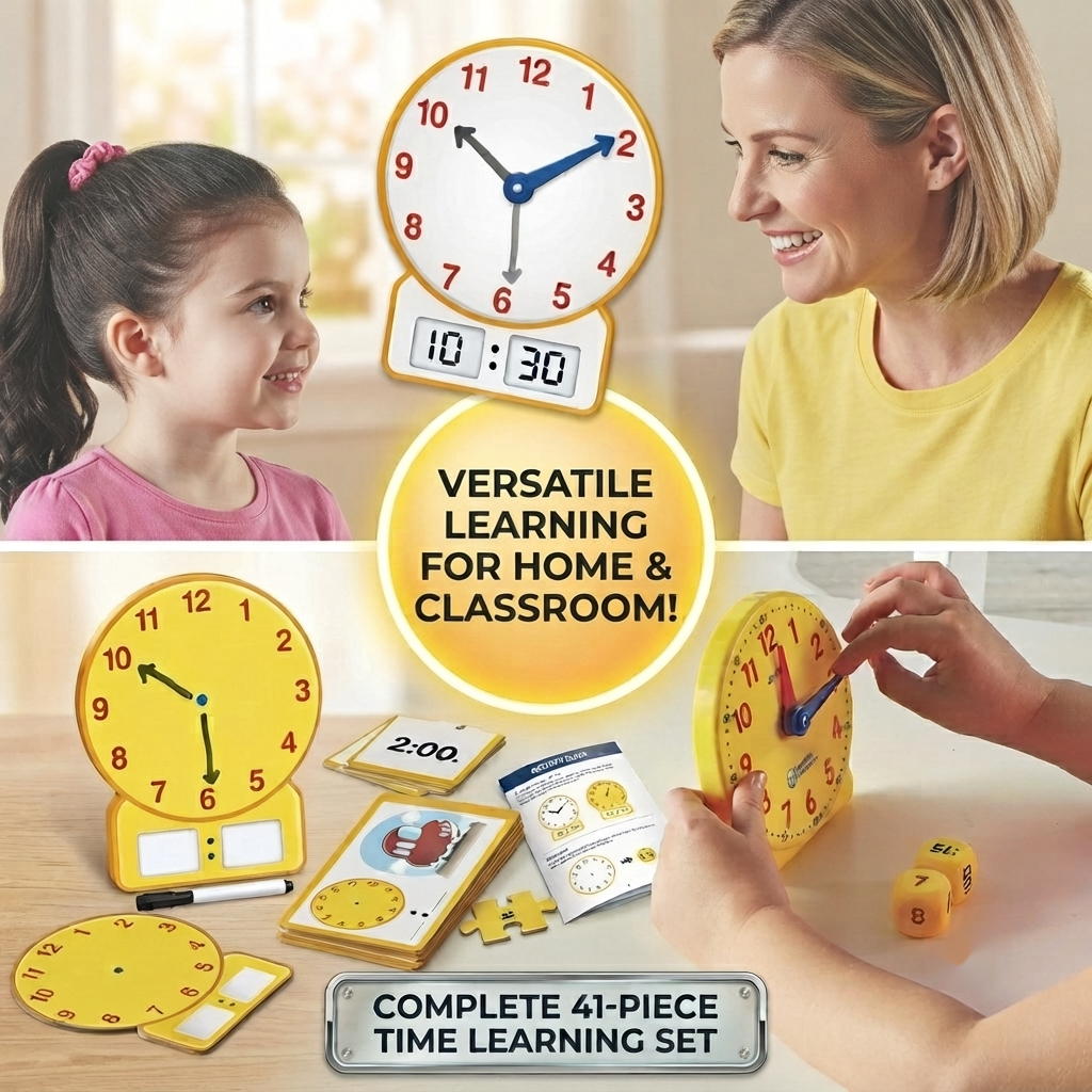 Children Montessori Clock Educational Toy